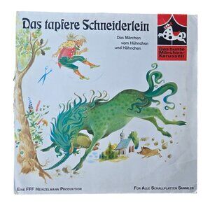 Das Tapfere Schneiderlein Vinyl Record German Fairy Tale Brave Little tailor Vtg